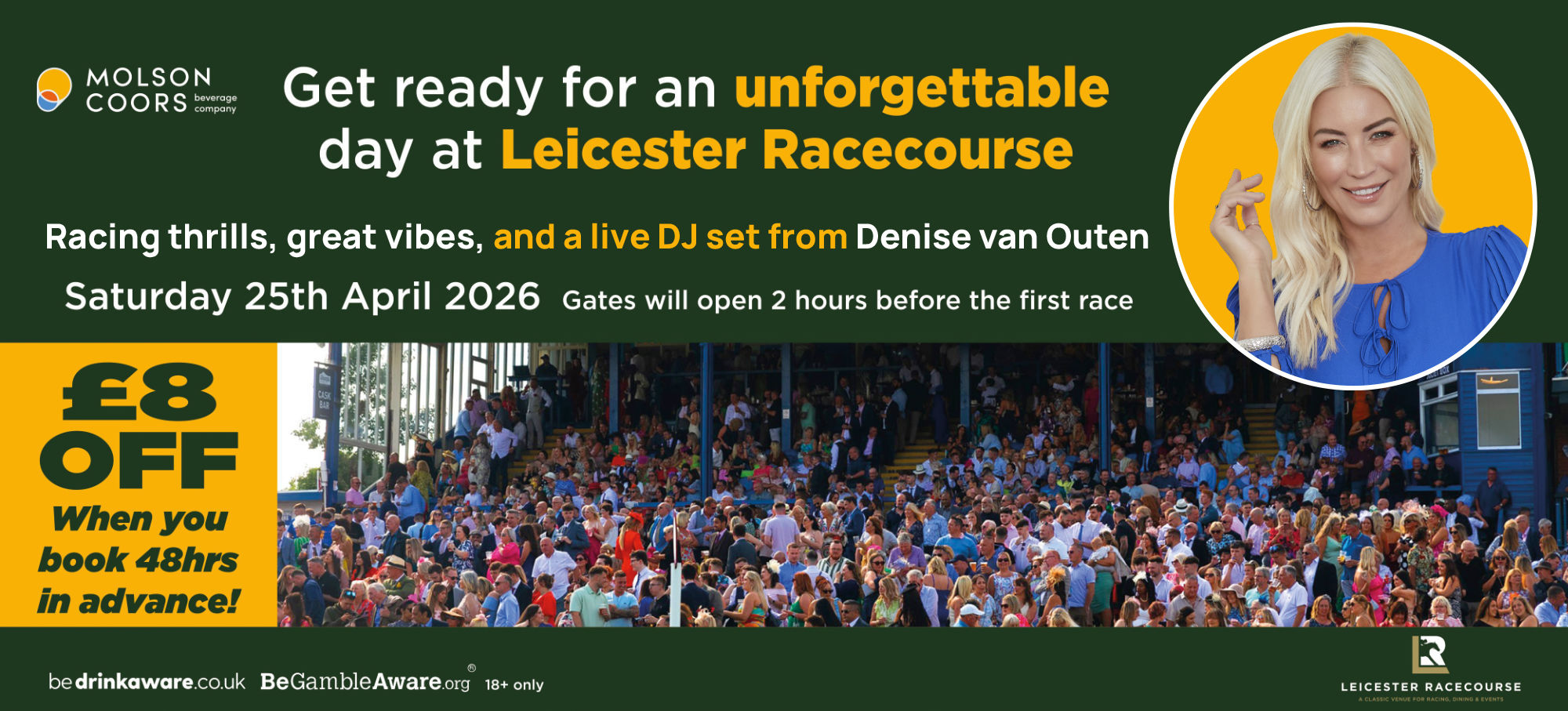 Saturday 25th April 2026 - live DJ set from Denise van Outen